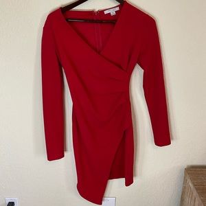 Red tight dress / midi